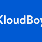 KloudBoy logo on blue background